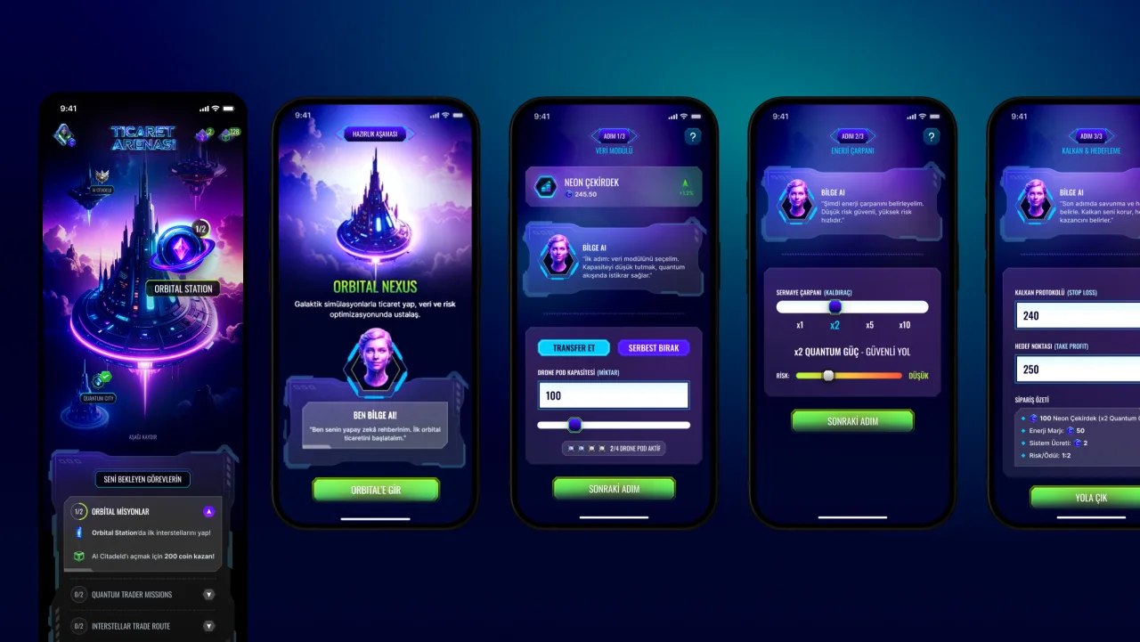 Future trading flow: orbital missions, AI guide and three-step trade