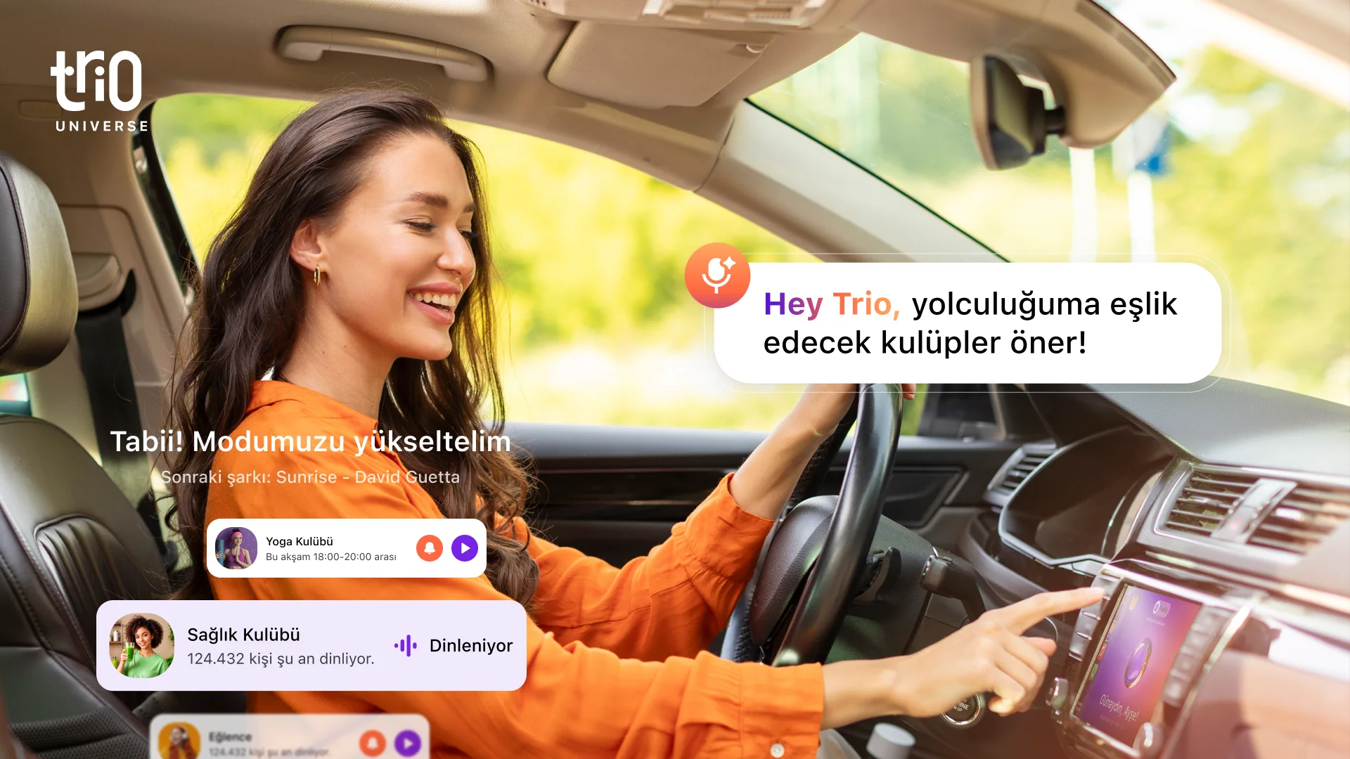 Trio Universe personalized social audio concept