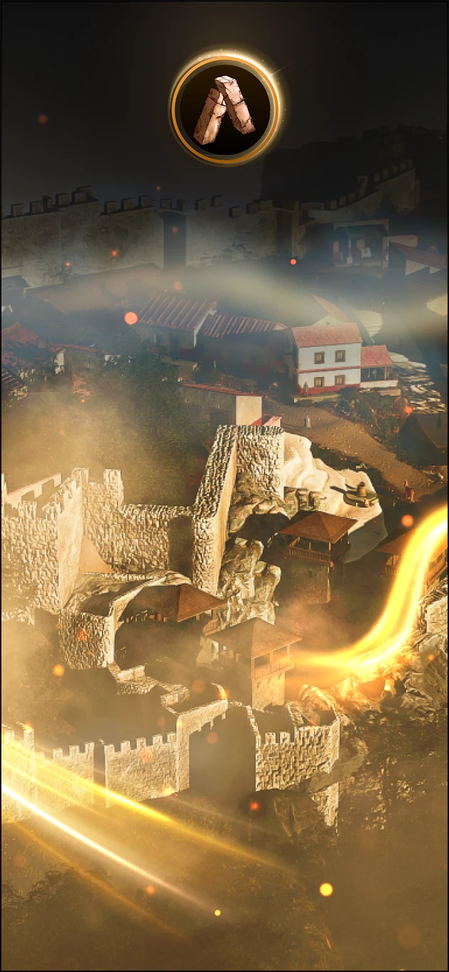 Transition into the past: a historic hilltop city