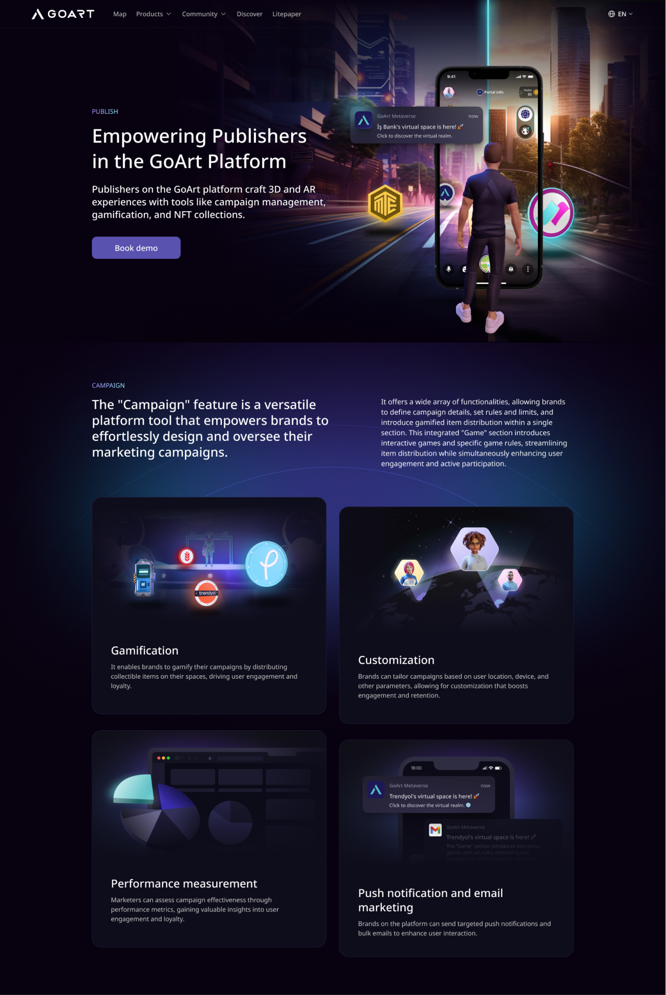 GoArt Publish website