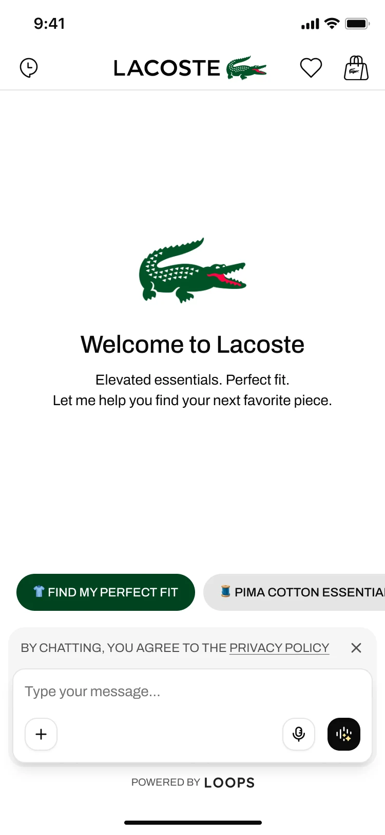Lacoste · Welcome